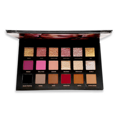 ميك اوفر 22 - مجموعة عيون عيون روز كولا من 18 لون متعدد الالوان RG002