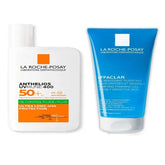 غسول إيفاكلار 200ml مع واقي شمس أنثيليوس من لاروش بوزيه – تنظيف عميق وحماية فائقة