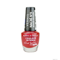 ميس يوروب باريس - طلاء اظافر احمر و NACRE N مخمل9