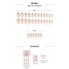 داشينج ديڤا - مودرن فرنش أظافر لاصقة