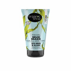 اورجانيك شوب - قناع الطين لجميع أنواع البشرة بطين البحر والطحالب 75 مل