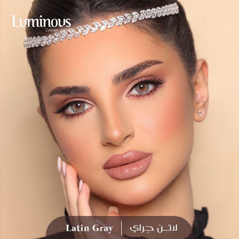 عدسات لومينوس الشهرية لاتن جراي - Latin Gray