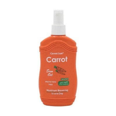 كاروت صن - بخاخ زيت معزز لتسمير البشرة بالجزر 200مل