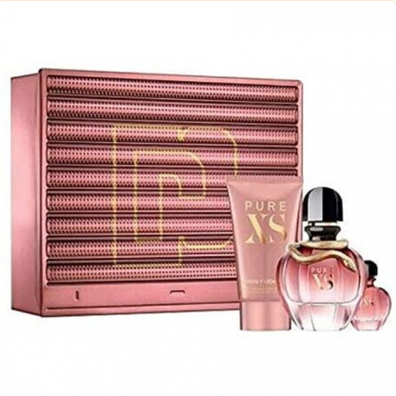 طقم باكو رابان بيور اكس اس بيور ايلي - أو دي بارفيوم (نسائي) 50مل 3قطع