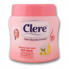 كلير - كريم الجسم بافيتامين - 500ml E+A