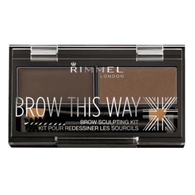 ريميل لندن - طقم بودرة حواجب بو ذايس واي DARK BROWN
