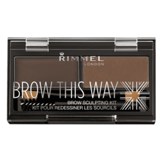 ريميل لندن - طقم بودرة حواجب بو ذايس واي DARK BROWN