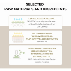 سكين 1004 - غسول زيتي لتنظيف البشرة والمسام بخلاصة السنتيلا 200مل
