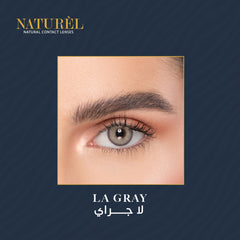 عدسات ناتشورال الشهرية لا جراي - La Gray