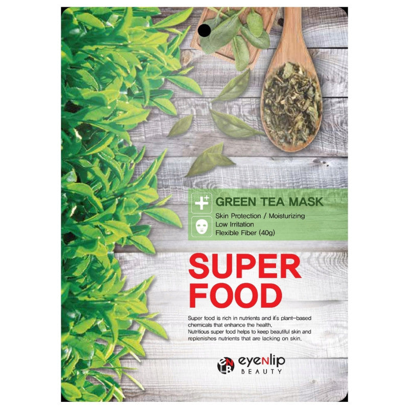 اي ان ليب - قناع الوجه سوبر فود بالشاي الأخضر 23 مل