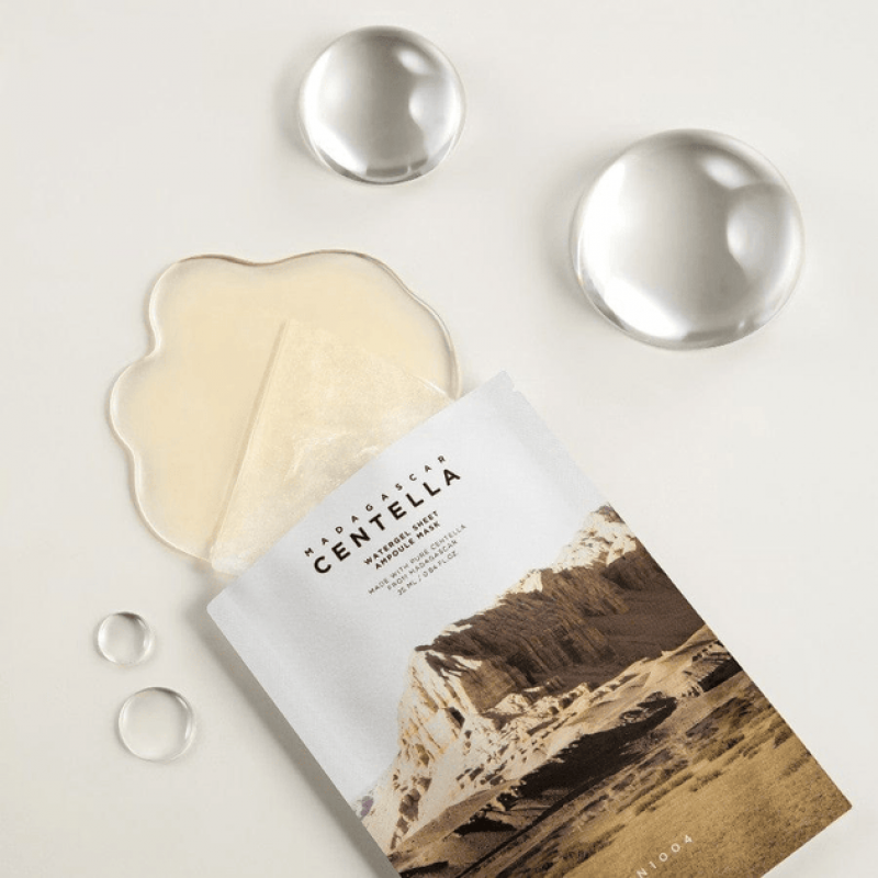 سكين 1004 - قناع أمبولات ورقية من جل الماء بخلاصة السنتيلا