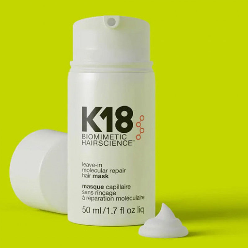 كي 18 - قناع يترك على الشعر للاصلاح الجزيئي بالببتيدات 50 مل