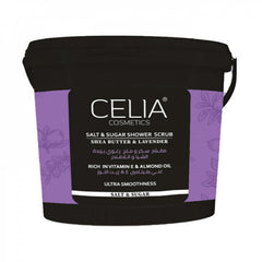 سيليا - مقشر ملح البحر والسكر الرغوي بزبدة الشيا واللافندر 700ج